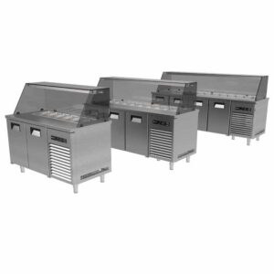 Portabianco SBHKG-3N70E Soğuk Servis Buzdolabı Camlı, 3 Kapılı, 430 Kalite