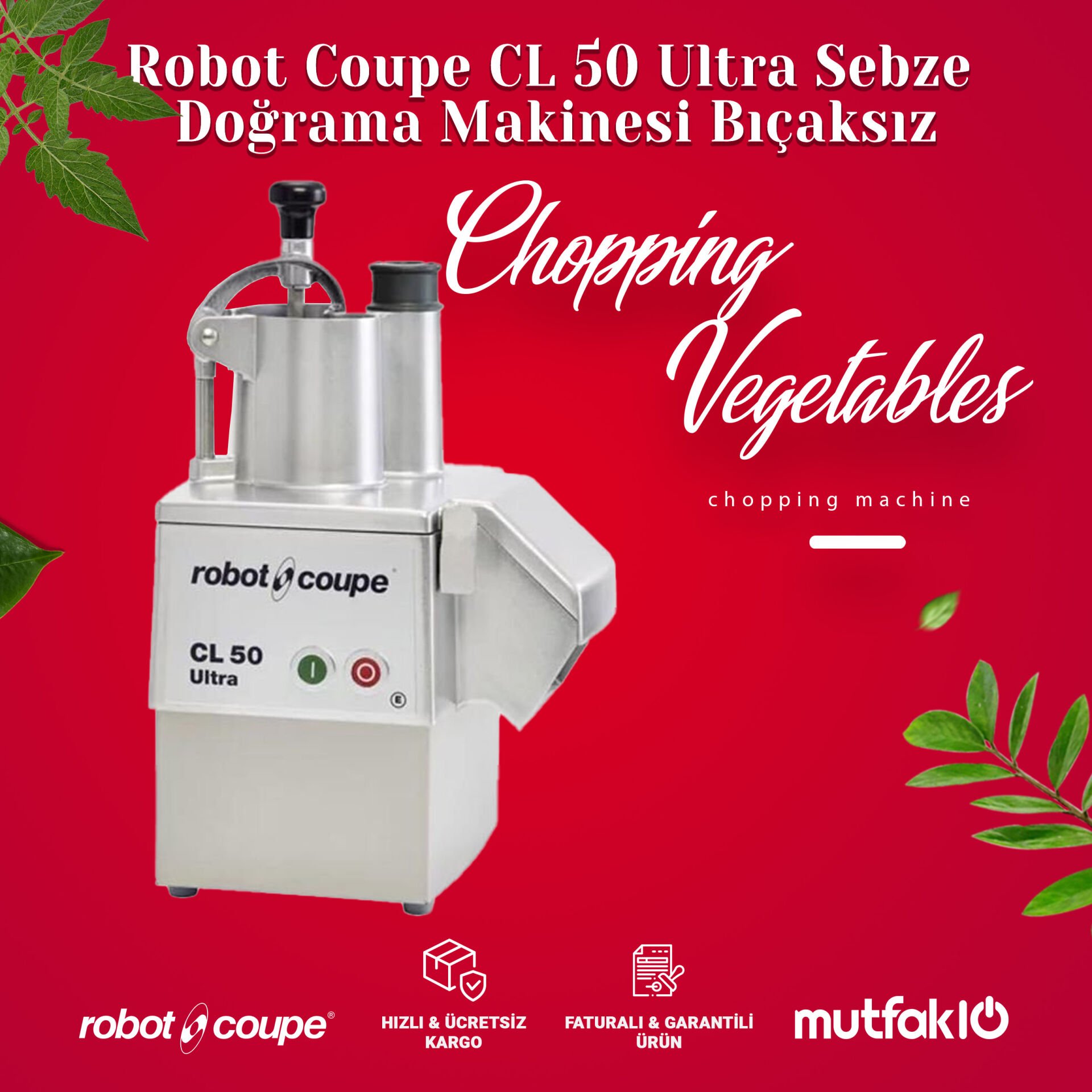 Robot Coupe CL 50 Ultra Sebze Doğrama Makinesi Bıçaksız - Görsel 2