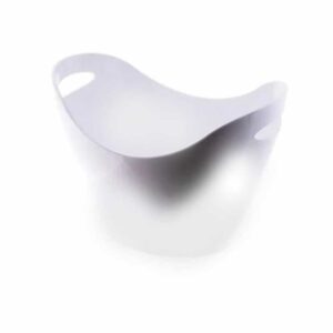 Rubikap Buzlu Şampanya Kovası, 35x26 cm Beyaz