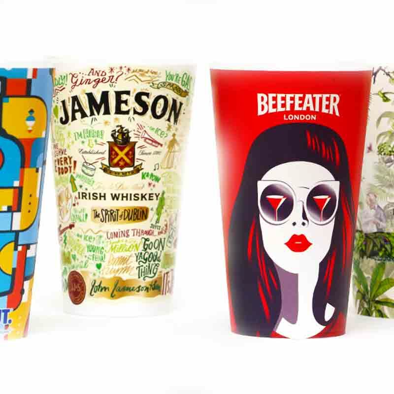 Rubikap Ekonomik Bardak, 1000 ml Şeffaf - Görsel 2