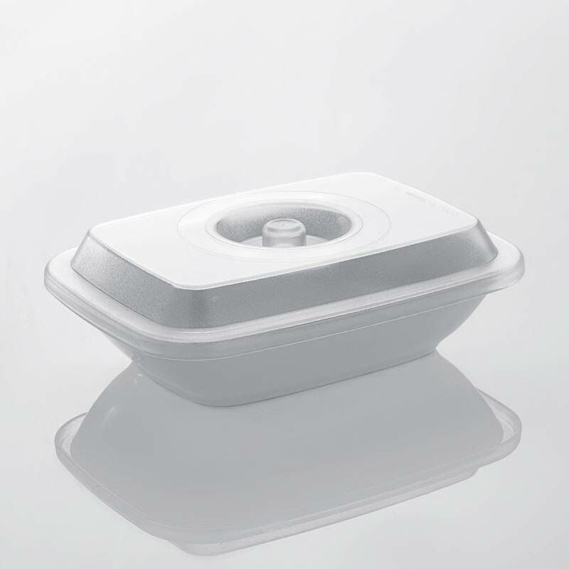 Rubikap Polikarbon Dikdörtgen Tabak Kapağı, 16,8x12 cm Şeffaf