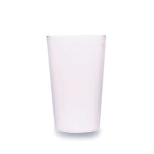 Rubikap Polikarbon Kumlu Bardak, 350 ml Şeffaf