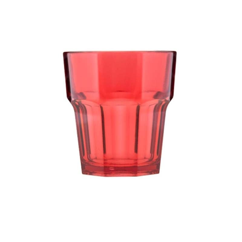 Rubikap Polikarbon Premium Bardak, 250 ml, Kırmızı