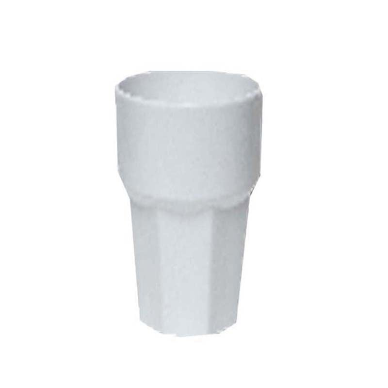 Rubikap Polikarbonat Stoklanabilir Casablanca Bardak, 400 ml Beyaz