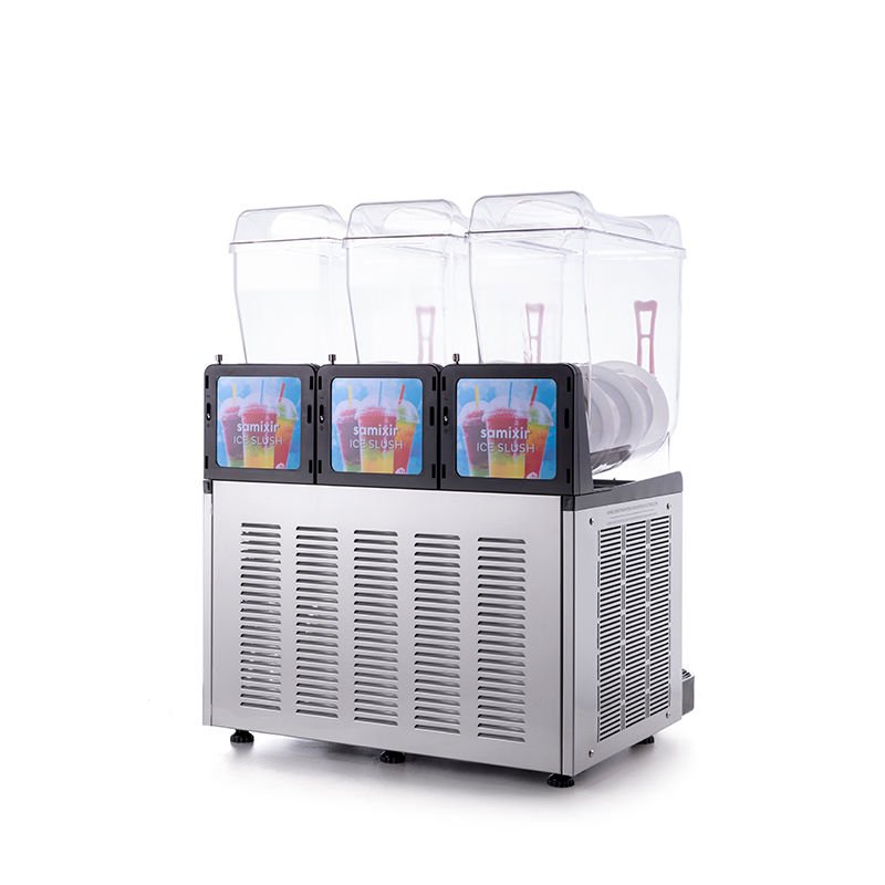 Samixir SLUSH36 Triple Ice Slush Granita Kar Buz Makinesi 12+12+12 L, Inox - Görsel 4