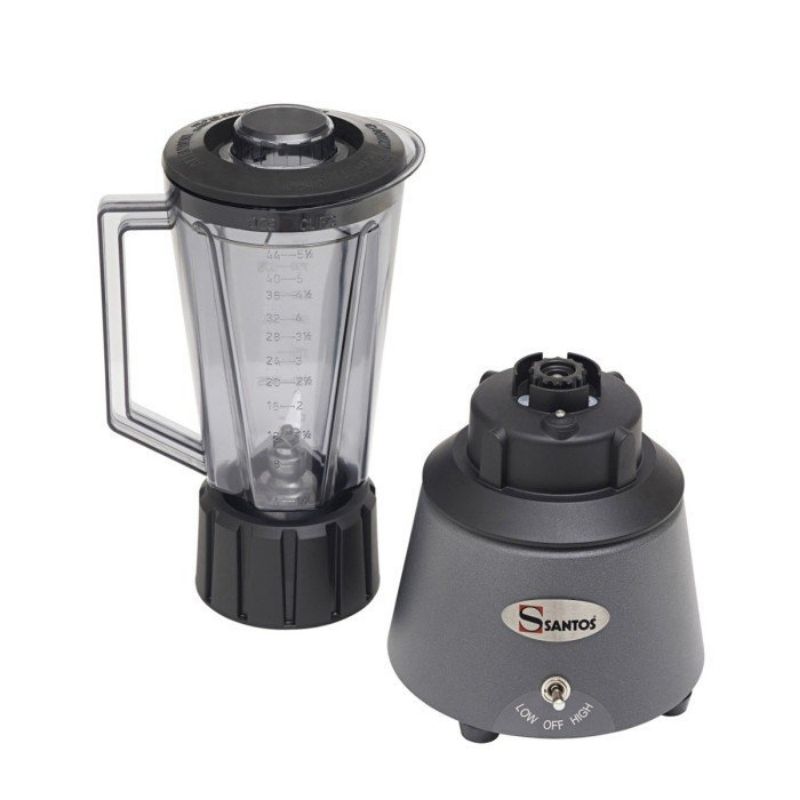 Santos No 33 GE Bar Blender, 1.25 L, 600 W, Siyah - Görsel 2