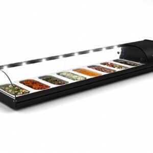 Sayl Soğutmalı Set Üstü Saladbar GN 1/3 8 Küvet Kapasiteli SELF SERVICE LINE- TAPAS/CUBA GN/PLANA- S8N