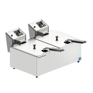 Seamac FRE10 Çift Kapaklı Fritöz, 5+5 L, Elektrikli