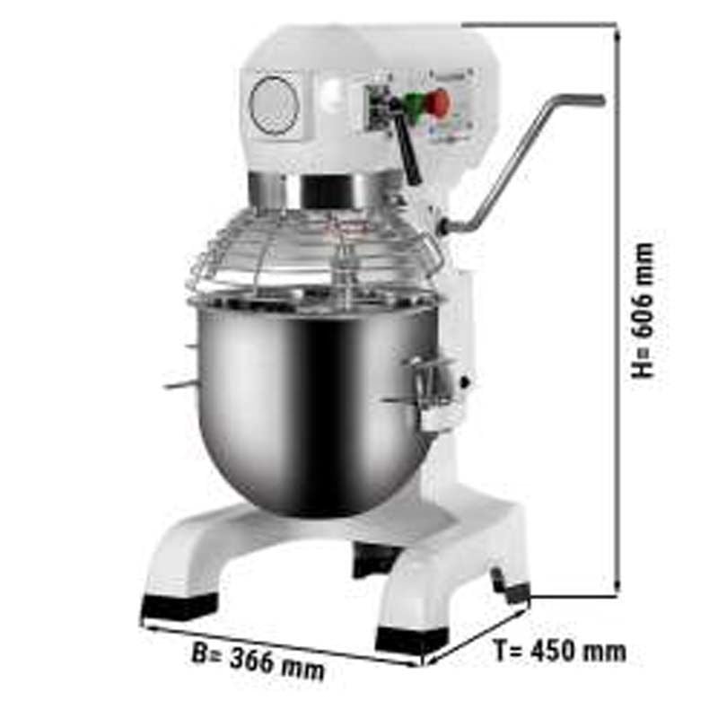 Şenox GGM-M20 Endüstriyel Planet Mikser, 20 Litre - Görsel 2