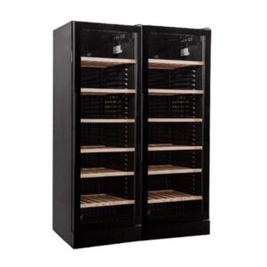 Şenox WN-770 Dik Tip Şarap Soğutma Dolabı, 3 Raflı, Siyah