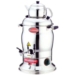 Silverinox Çay Semaveri 2 Demlikli 7 Lt