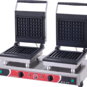 Silverinox Kare Model Waffle Makinesi Çiftli