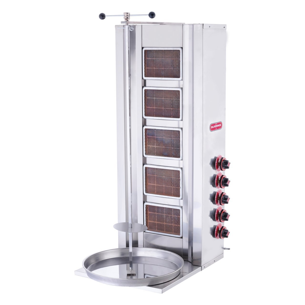 Silverinox LPG'li CE Döner Ocağı 5 Radyanlı