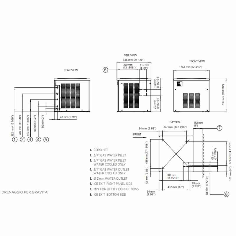 Simag SP125 Kar Buz Makinesi, 120 kg/gün,6644 - Görsel 2