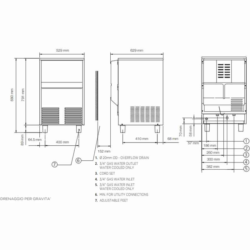 Simag SPR80 Kar Buz Makinesi, 70 kg/gün - Görsel 2