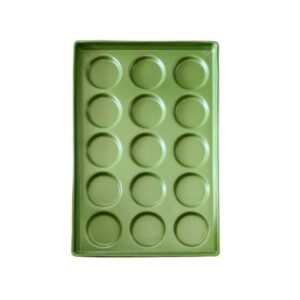 Sofuoğlu Kaplamalı Hamburger Ekmek Tavası 15 Gözlü 10,5 Çap 40x60 Cm