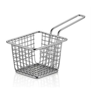 Altınbaşak Sunum Mini Fritöz Sepet Kare Paslanmaz