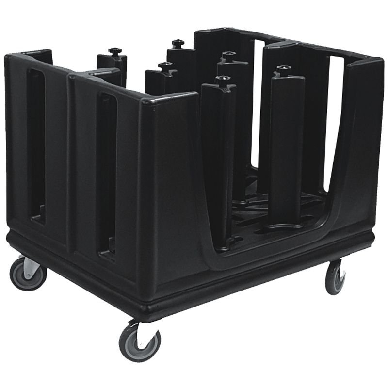 Tribeca TAA-6B Tabak Taşıma Arabası Ayarlanabilir 6 Bölmeli 98,5x76x90 Cm Siyah