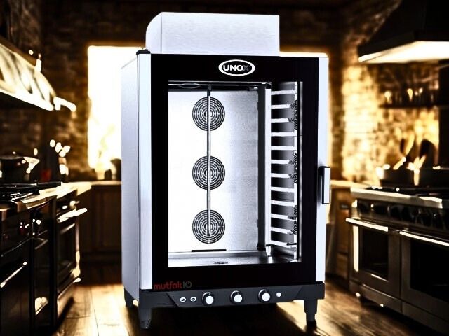 Unox Bakerlux Konveksiyonlu Patiseri Fırın Manuel 10 Tepsili 40x60 Cm Gazlı XB-813 G - Görsel 2