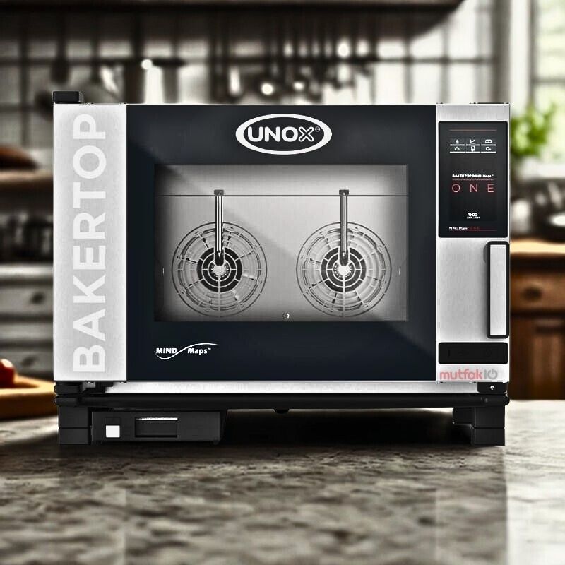 Unox Bakertop One Combi Patiseri Fırın Dijital 4 Tepsili 40x60 Cm Elektrikli XEBC-04EU-E1RM - Görsel 2