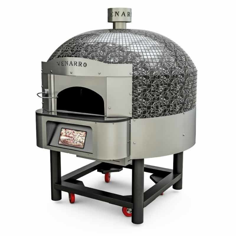 Venarro DYK-04 Sabit Tabanlı Gazlı Pizza Fırını, Siyah, Ø 300 mm 6 Pizza