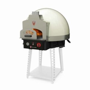 Venarro DYK-60-O Taş Tabanlı Odunlu Pizza Fırını, Beyaz, 60x60 cm