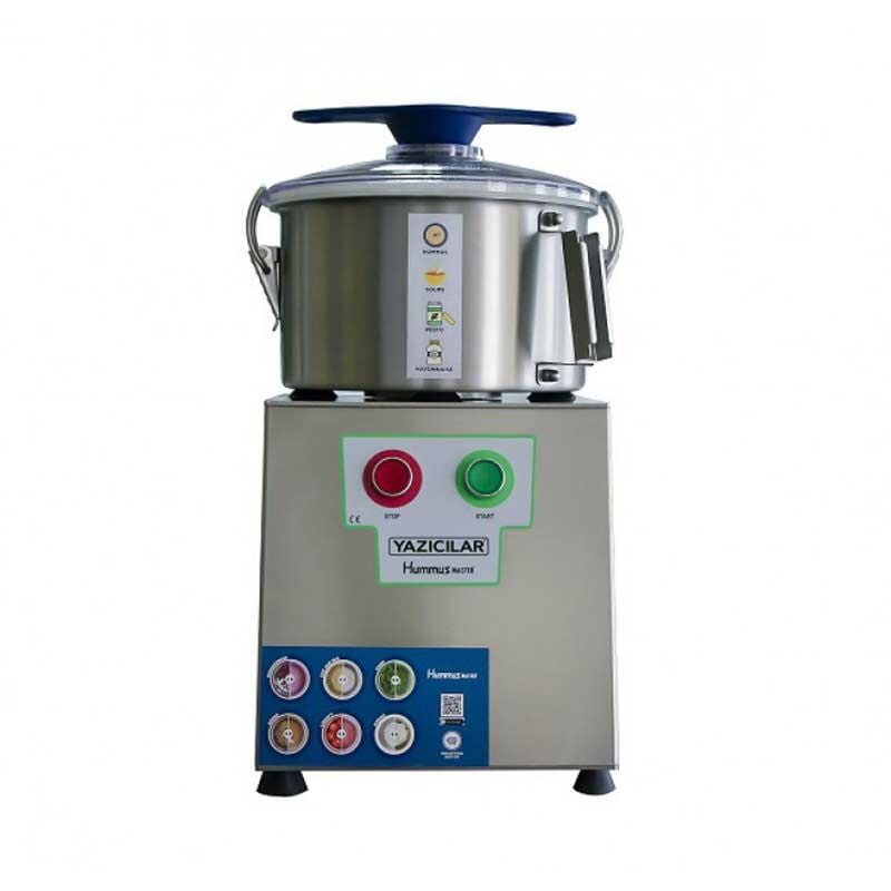 Yazıcılar L6DPS Sebze Parçalama/Humus Makinesi, 6 Lt, Tek Hızlı