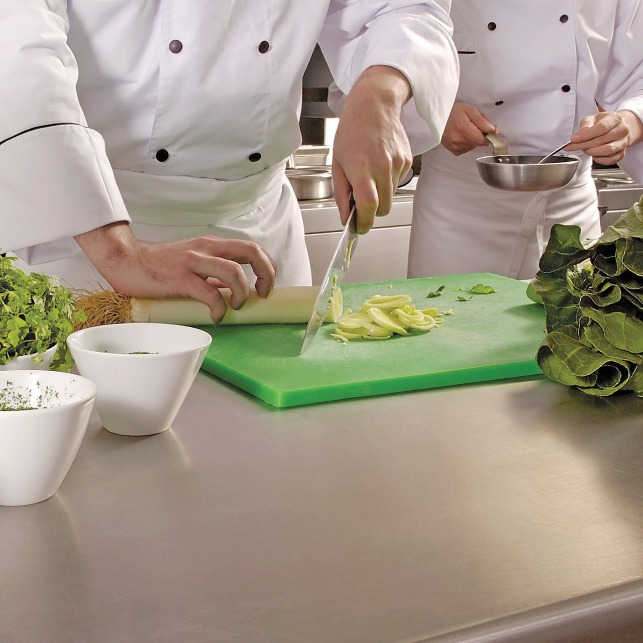 Yelkar Plastik Polietilen Doğrama Levhası 40x25x2 Cm (Yeşil) - Görsel 3