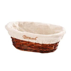 Zicco JN-25177 Oval Ekmek Sepeti 24x17x7 cm Koyu Renk