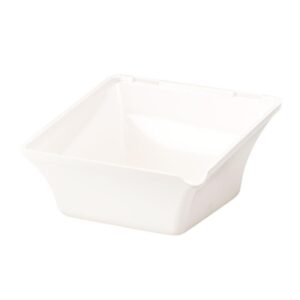 Zicco K-2013 Melamin Teşhir Kasesi 22x22x8 cm Beyaz