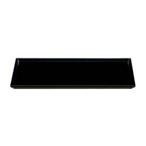 Zicco K-2044 Melamin Teşhir Tabağı 18x35 cm Siyah