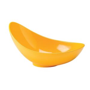 Zicco K-2048 Melamin Teşhir Kasesi 36x22x11-17 cm Sarı