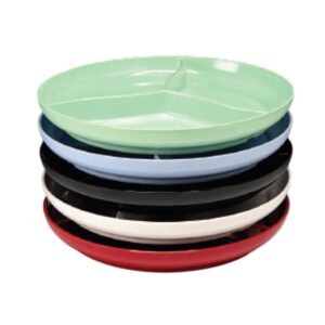 Zicco K-5347-B Yuvarlak Melamin Teşhir Tabağı 39x5 cm Turuncu