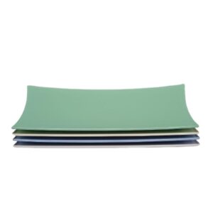 Zicco K-666 Melamin Dikdörtgen Teşhir Tabağı 28x45 cm Mavi