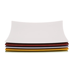 Zicco K-777 Melamin Kare Teşhir Tabağı 35x35 cm Beyaz