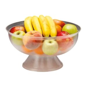 Zicco ZCP-007 Ayaklı Akrilik Yuvarlak Kase 35x21 cm