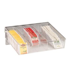 Zicco ZCP-040 Akrilik Çay Standı 5 Bölmeli 33x27x8 cm