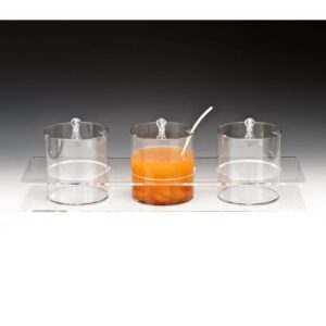 Zicco ZCP-088 Polikarbon Sosluk Reçellik Standı 3'lü 2.1 L 21x60 cm