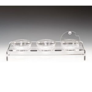 Zicco ZCP-288 Cam Kaseli Kapaklı Polikarbon Teşhir Standı 3'lÜ 57x19 cm