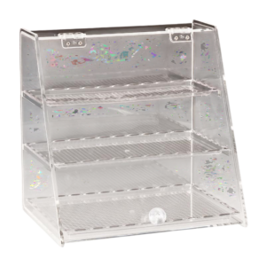 Zicco ZCP-340 Tepsili Polikarbon Teşhir Standı 3 Katlı 34 cm