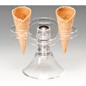 Zicco ZCP-432 Ayaklı Akrilik Dondurma Servis Standı 13.5x13.5x11.5 cm