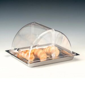 Zicco ZCP-714 Rolltop Kapaklı Polikarbon Muhafaza Kabı GN 1/2 30x36 cm