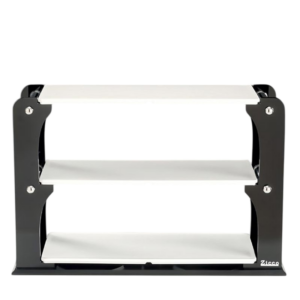 Zicco ZCP-743 3 Katlı Melamin Tepsili Teşhir Standı 20x57 cm