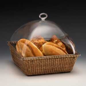 Zicco ZCP-797 Rattan Sepetli Polikarbonat Kapaklı Fanus 29x29 cm